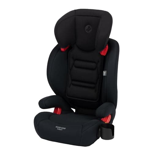 Maxi-Cosi RodiSport 2-in-1 Convertible Booster Car Seat | High Back & Backless Modes | 7-Position Adjustable Height | Integrated Belt Guides | Rigid-LATCH System | Black