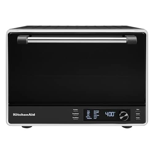 KitchenAid Digital Air Fryer Dual Convection Countertop Oven with Temperature Probe, Black Matte, KCO224BM