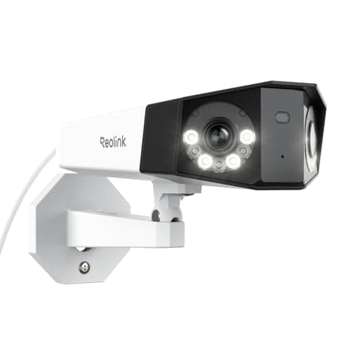 REOLINK Duo 2 PoE, 4K Dual-Lens PoE Security Camera with 180° Panoramic View, Color Night Vision, Person/Vehicle/Pet Detection, 2 Way Talk, microSD Card Slot, Supports 24/7 Recording