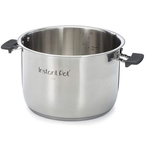 Instant Pot Stainless Steel Inner Cooking Pot with Handles – use with 6 Quart Duo Evo, Pro, and Pro Crisp