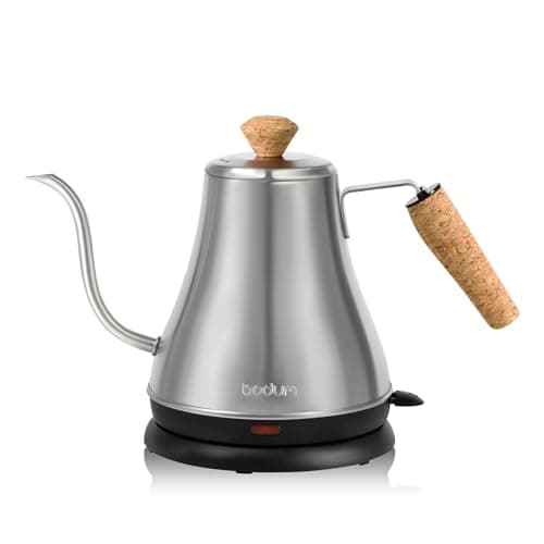 Bodum 11883-57US Melior Gooseneck Water Kettle 27 Ounces Matte Silver