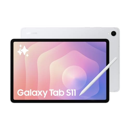 Samsung Galaxy Tab S11 (CAD Version) - Silver, 128GB, 11" Android Tablet, Galaxy AI Enhancements, 120 Hz AMOLED 2X Display, DeX Mode, Redesigned S Pen Included