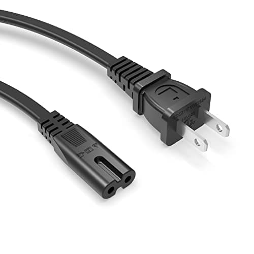 Superer AC Power Cord Fit for Xbox Series X S, Xbox One X S, Sony PS4 PS5 PS3 PlayStation 4 5 3 Slim, Smart TVs, Printers, Universal Supply Cable Replacement - (ETL Listed Cable)