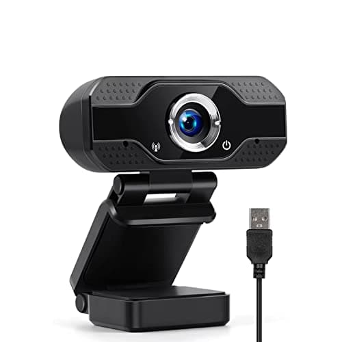 1080P Webcam for Computer Camera Desktop USB Web Cameras for PC with Mic, PC Webcam Laptop Web Camera for Laptop,for Live Streaming Video Calls, for Video Calls, Study, Conference, Record