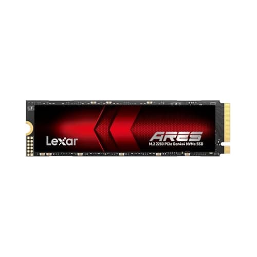 Lexar ARES 512GB SSD, M.2 2280 PCIe Gen4x4 1.4 Internal NVMe SSD, Up to 7,200MB/s Read, Internal Solid State Drive for PS5, PC, Laptop, Gamers, Creators, Professionals