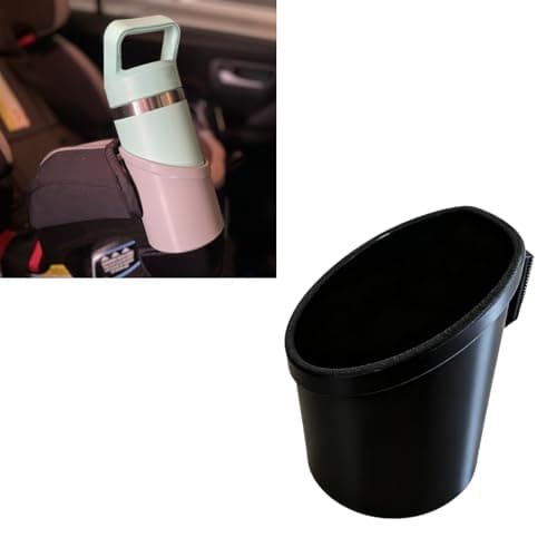 Car Seat Cup Holder Expander for Graco 4Ever DLX - Fits for YETI, Simple Modern Water Bottles, Durable ABS Replacement Accessory for Toddler Car Seats (1, Black)