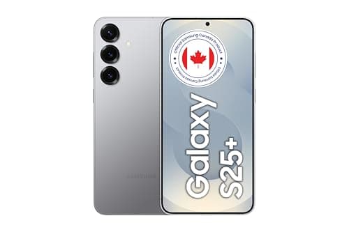 Samsung Galaxy S25+ 5G - Silver Shadow, 256GB, AI Smartphone, 6.7" AMOLED Display, 50MP, Cross App, Night Video (Unlocked, CAD Version & Warranty)