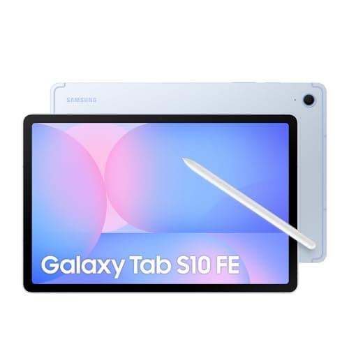 Samsung Galaxy Tab S10 FE Light Blue 128GB - AI Tablet, 10.9", 90Hz, 13MP Camera, IP68, S Pen Included (CAD Version & Warranty)