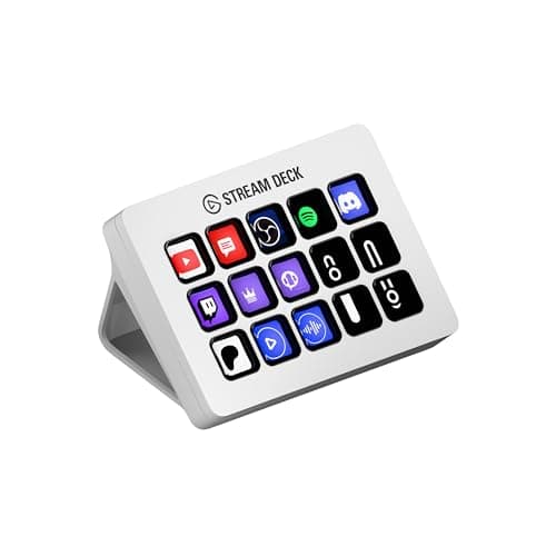 Elgato Stream Deck MK.2 White Studio Controller, 15 Keys