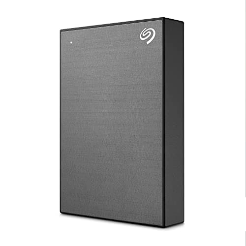 Seagate One Touch, 4TB, Password Activated Hardware encryption, Portable External Hard Drive, Portable External Hard Drive, PC, Notebook & Mac, USB 3.0, Space Gray (STKZ4000404)