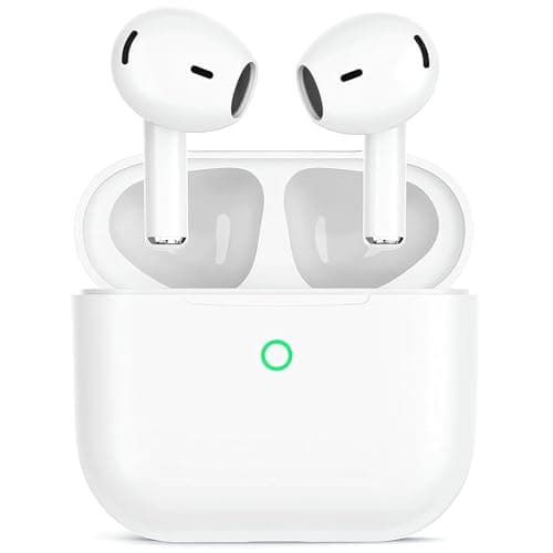 Wireless Earbuds, Bluetooth 5.4 in Ear Headphones with Noise Cancelling Mic, 48H Playtime HiFi Stereo Bluetooth Earphones, IPX8 Waterproof Touch Control True Wireless Headphones for iPhone/Android/IOS