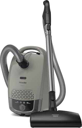 Miele Guard S1 Electro Bagged Canister Vacuum Cleaner with AirClean Plus Filter, Parquet Twister Floorbrush and Electrobrush, Lightweight & Compact Design, Casa Grey – 12752440