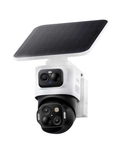 eufy Security by Anker SoloCam S4, Solar Camera, Triple Lens, 4K, 360° pan