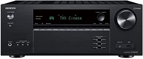 Onkyo TX-NR6100 7.2 Channel 8K Smart AV Receiver - THX Certified, Works with Sonos Certified, and Ultimate 4K Gaming Experience