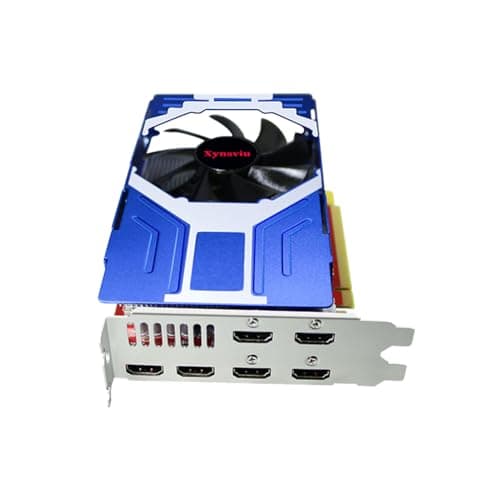 Xynsviu RX580 4GB GDDR5 6 HDMI 4K 60Hz Multi Monitor Graphics Card