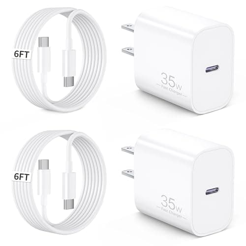for Google Pixel Charger Fast Charging, 2Pack 35W Type C Super Fast Charger