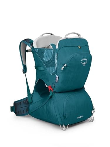 Osprey Poco SLT Lightweight Child Carrier Backpack - Slimmed-Down Hiking Carrier for Toddlers with Safety Harness and Ventilated Backpanel - Lightweight Travel-Friendly Option