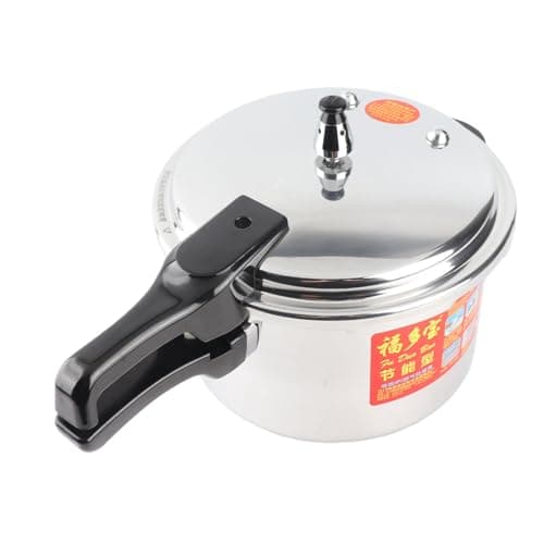 Pressure Cooker, Aluminium Alloy High Efficiency Explosion Proof Large Capacity Pressure Canning Pot Cooker, Pressure Cooker Pot for Gas Stoves Electric Induction (22CM/5L)