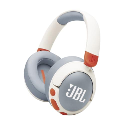 JBL Junior 470NC - Wireless Over-Ear Noise Cancelling Kids Headphones - White
