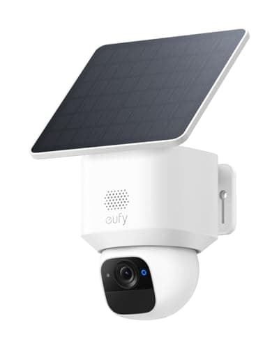 eufy SoloCam E30, Solar Powered, 360° Pan, AI Tracking, 2K Clarity, Security Cameras Wireless Outdoor, eufy Security Camera, Outdoor Camera, HomeBase S380 Compatible, No Monthly Fee