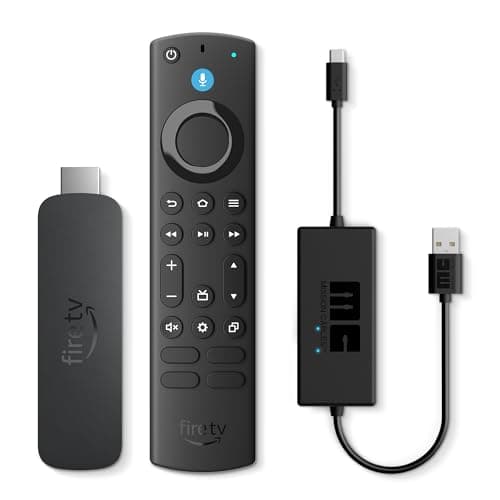 Amazon Fire TV Stick 4K Max with USB Power Cable