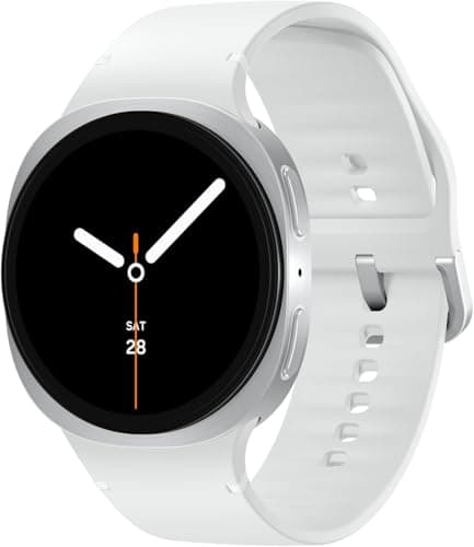 Samsung Galaxy Watch8 Smartwatch, 44mm, Silver, Bluetooth (CAD Version) - AI Assistant (Gemini), Sleep Coaching, Fitness Tracking