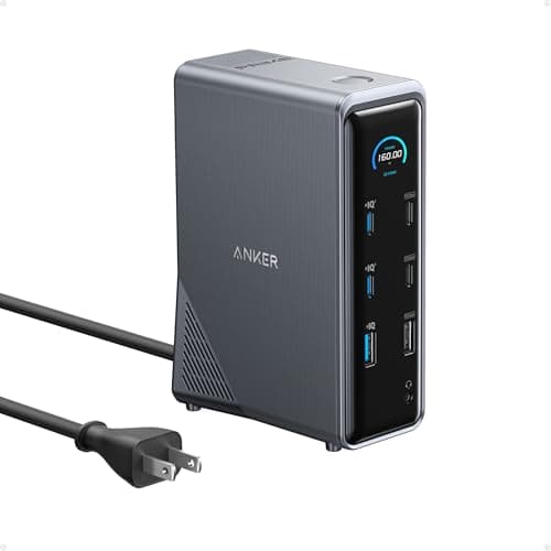 Anker Prime Docking Station, 14-Port, 160W Max, Dual 4K Displays