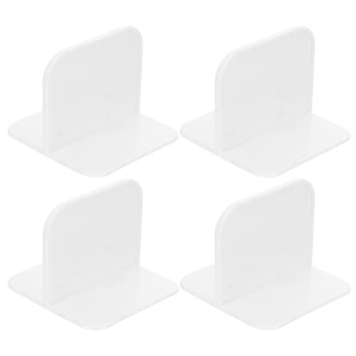 Totority Playpen Stabilizer 4Pcs Adhesive Non-Slip Fixer Baby Gate Support Feet for Securing Playpen Base Accessories Durable Plastic 2.75X2.75X2.16In