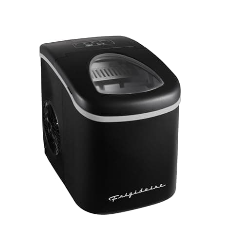 Frigidaire Compact Countertop Ice Maker, 26 lb per Day- 11.6" D x 11.4" W x 8.7" H (Black)