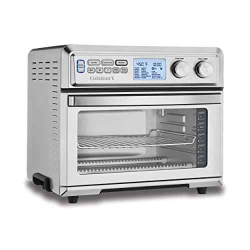 Cuisinart Digital AirFryer Toaster Oven, 1800W, Digital Display and Controls, Extra-Large Capacity, Silver (TOA-95C)