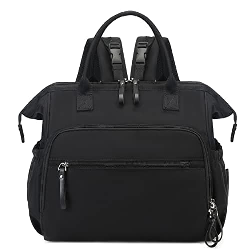 LORADI Large Diaper Bag Tote, Hospital Bag, Baby Shower Essential, Black