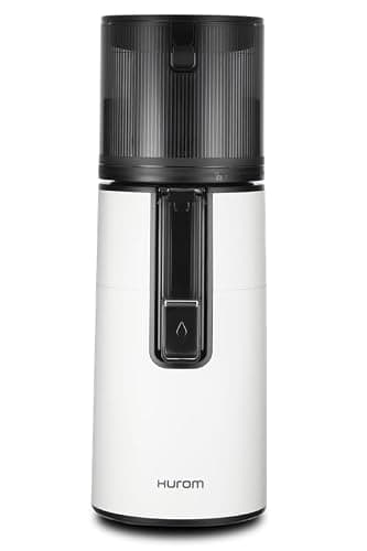 Hurom H400 Cold Press Juicer Machine, Award Winning Masticating Slow Juicer, Easy to Clean, Strainer & Hands Free with Self Feeding, Wide Mouth Hopper, Easy Assembly (White)