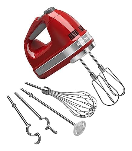 KitchenAid 9-Speed Hand Mixer, KHM926ER, Empire Red