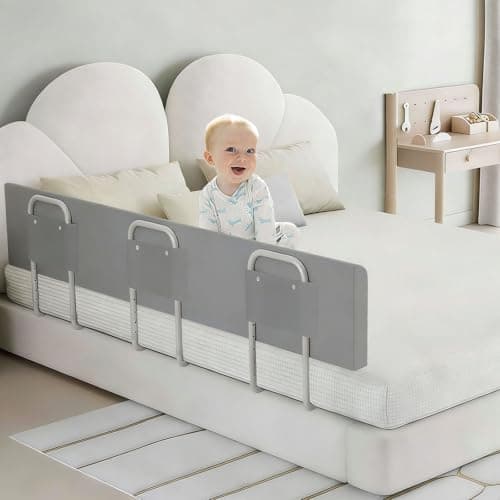 Baby Bed Rail Guard for Toddlers Kids Bed,Baby Foam Bed Rail Guard for Elderly Adults,70.5inch Foam Padded Side Rail,Soft Safety Guard Rail for Kids,Side Rail for Queen King Twin Full Size