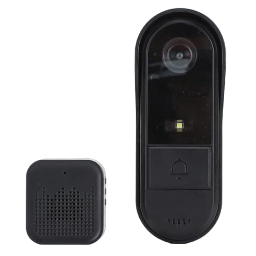 Smart Doorbell Camera, Video Doorbell 2 Way Intercom Night Vision HD Camera IP67 Waterproof, for Android 4.3, for iOS 9.0 and Above Phone, with PIR Motion Detection