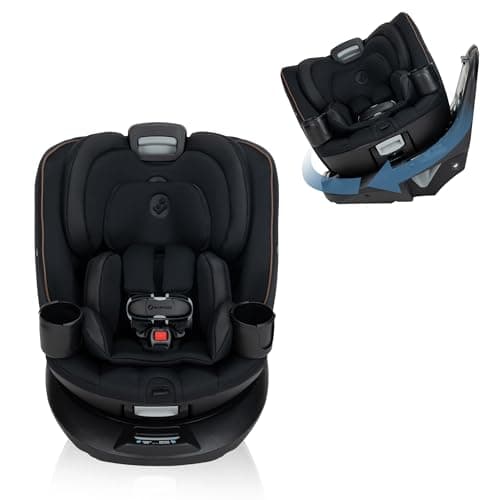 Maxi-Cosi Andi 360° Rotating All-in-One Convertible Car Seat, 10 Years of Use, Rear-Facing to Booster, Effortless Recline