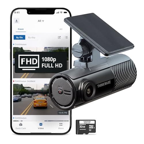 THINKWARE F70 PRO Dash Cam, 1080P Full HD WiFi Dashcam for Car Camera, Compact Design, Super Night Vision, G-Sensor, Smart Parking Mode, Safety Camera Alert, Integrated Thermal Protection