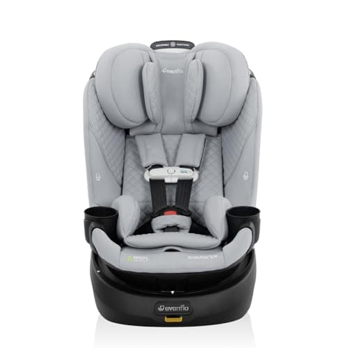 Evenflo Revolve360 Slim 2-in-1 Rotational Car Seat with SensorSafe and Green and Gentle