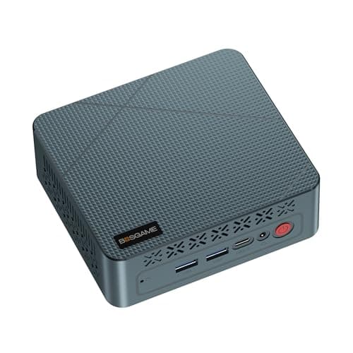 BOSGAME E2 Mini PC| Mini Gaming PC 3550H AMD Ryzen 5 16GB RAM & 512GB NVMe SSD Desktop Computers, Wi-Fi 5 BT5.0, Triple Display