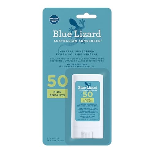 Blue Lizard Australian Kids Mineral Sunscreen Stick, SPF 50, 14 g