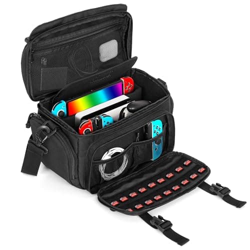 PGmoon Sling Travel Carrying Case Compatible with Nintendo Switch/Switch 2
