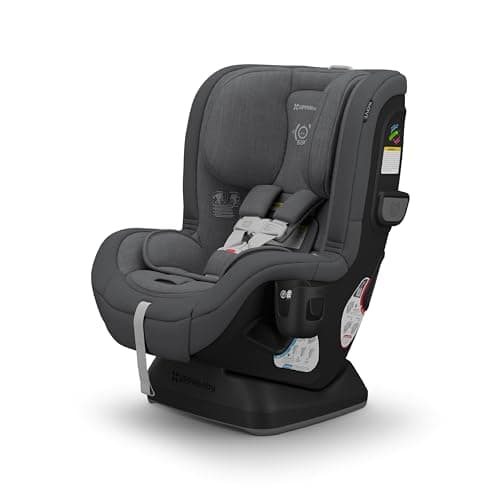 UPPAbaby Rove Convertible Car Seat - 2-in-1 Rear + Forward Facing - Quick + Secure 3-Step Install - Intuitive Safety Technology + Comfort Features - Cup Holder Included-Greyson(PureTech Grey Mélange)