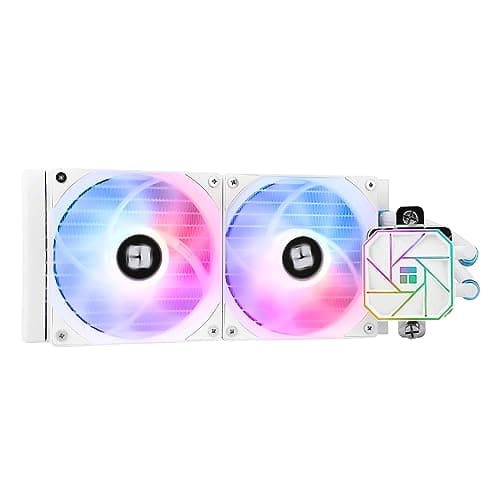 Thermalright Aqua Elite 240 White V3 CPU Liquid Cooler, AIO Pump Head Speed Up to 2800RPM, TL-C12W-S V22 PWM Fans, for AMD/AM4/AM5, Intel LGA1150/1151/1200/1700/1851, Computer CPU Aio Cooler