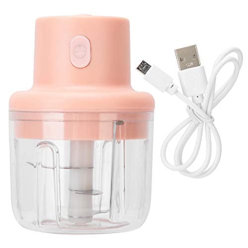 Gavigain Mini Baby Food Maker 250ml 45W USB Rechargeable Electric Meat Grinder Food Chopper with Stainless Steel S-Blade for Mincing, Dicing, Shredding, Puree & Kneading Dough