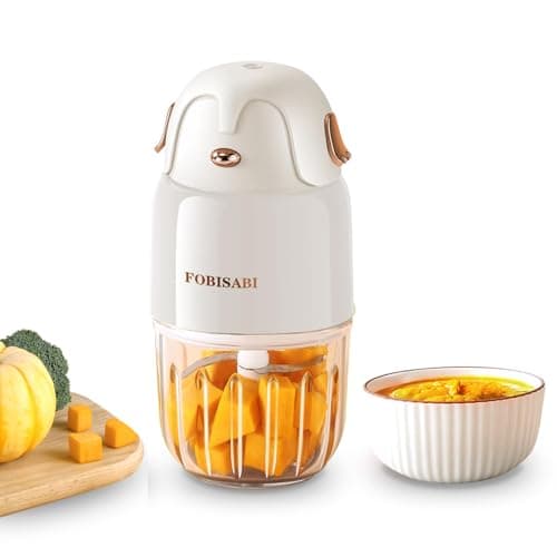 Baby Food Maker - Processor and Blender for Food, Fruit, Vegetable, Meat Puree - Make Fresh, Nutritious Meals for Your Little One (CA White)