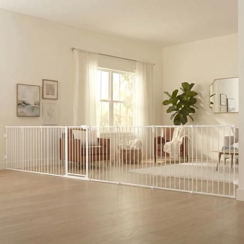 Regalo 192-Inch Super Wide Adjustable Baby Gate and Play Yard, 4-in-1, Bonus Kit, 4 Count (Pack of 1
