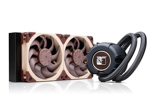 Noctua NL-LC1-24 240mm Quiet All-in-One (AIO) Water Cooler for AMD AM5 and Intel LGA1851/LGA1700 CPUs (Black, Brown, Beige)