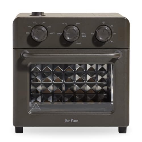 Our Place Wonder Oven | 6-in-1 Air Fryer & Toaster Oven with Steam Infusion | Compact, Countertop Friendly, Fast Preheat, Multifunctional | Air Fry, Toast, Roast, Bake, Reheat & Broil | Char