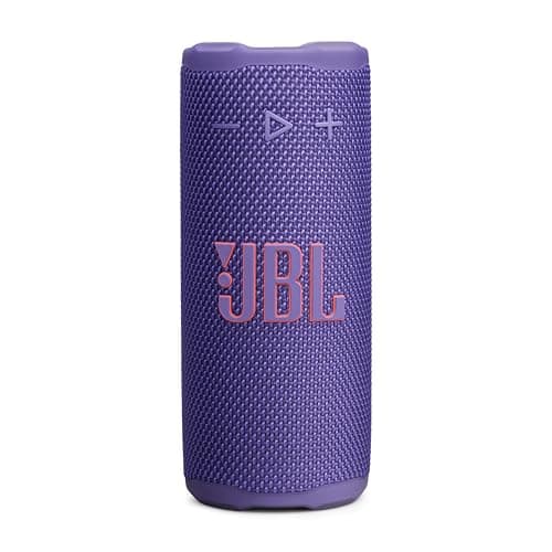 JBL Grip - Compact Bluetooth Speaker with Bold JBL Pro Sound and Ambient Light, up to 14 Hours of Playtime, Water, Dust and Drop-Proof (IP68), & Multi-Speaker Connection with Auracast (Purple)