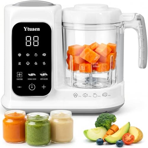 Baby Food Maker with Steam Basket, Baby Food Processor